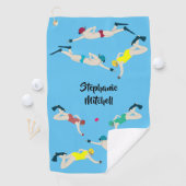 Serviette De Golf Octopush (En situation)