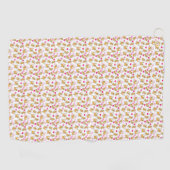 Serviette De Golf Oeuvre de chat | Cute chat Valentine (Horizontal)