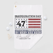 Serviette De Golf Officiellement Déchargé Par Ce Qui A Été Trump 47 (En situation)