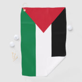 Serviette De Golf officiellement le drapeau de l'État de Palestine (En situation)