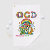 Serviette De Golf OGD - Trouble Gnome Obsessif - Mignons Gnomes Hipp (En situation)