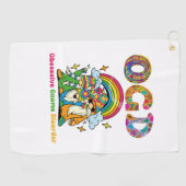 Serviette De Golf OGD - Trouble Gnome Obsessif - Mignons Gnomes Hipp (Horizontal)