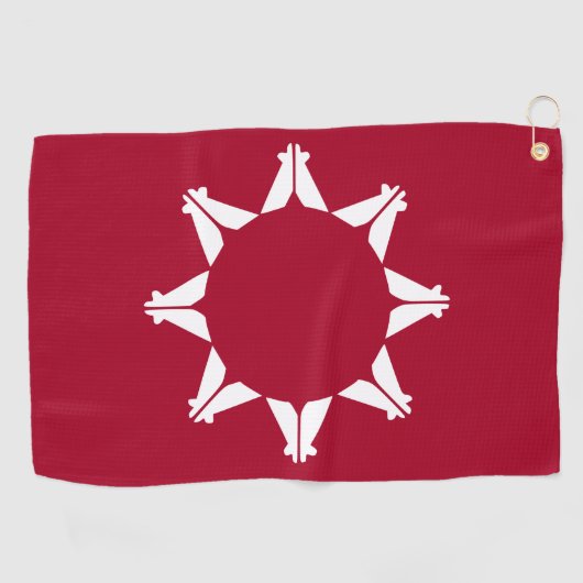 Serviette De Golf Oglala Sioux (Horizontal)