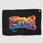 Serviette De Golf Oh Baby Big Cat Cub (Horizontal)