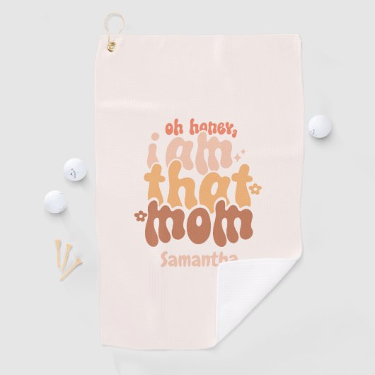 Serviette De Golf Oh Mon Chéri, Je Suis Cette Maman (En situation)
