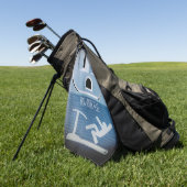 Serviette De Golf Oh non par Shirley Taylor (Vert)