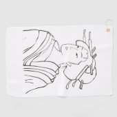 Serviette De Golf Oiran (Horizontal)