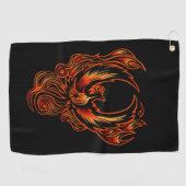 Serviette De Golf Oiseau De Feu (Horizontal)