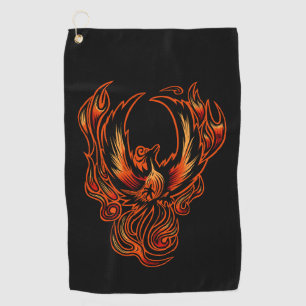 Serviette De Golf Oiseau De Feu