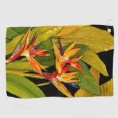 Serviette De Golf Oiseau du Paradis (Horizontal)