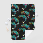 Serviette de golf Oiseaux de fête  (En situation)
