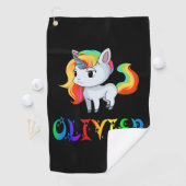 Serviette De Golf Olivier Licorne (En situation)
