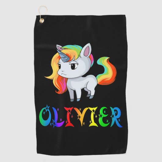 Serviette De Golf Olivier Licorne (Devant)