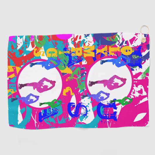 SERVIETTE DE GOLF OLYMPIC SKATING  (Horizontal)