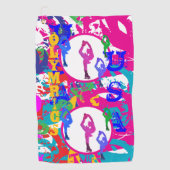 SERVIETTE DE GOLF OLYMPIC SKATING (Devant)