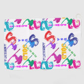 SERVIETTE DE GOLF OLYMPIC SKIING (Horizontal)
