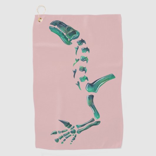 Serviette De Golf Opal Iguanodon Dinosaur (Devant)