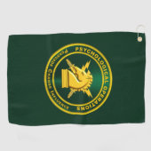 Serviette De Golf Opérations psychologiques PSYOPS (Horizontal)