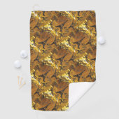 Serviette De Golf Or (En situation)