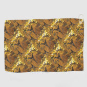 Serviette De Golf Or (Horizontal)