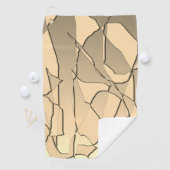 Serviette De Golf Or brisé (En situation)