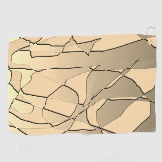 Serviette De Golf Or brisé (Horizontal)