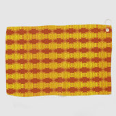 Serviette De Golf Or Tribal Automne (Horizontal)