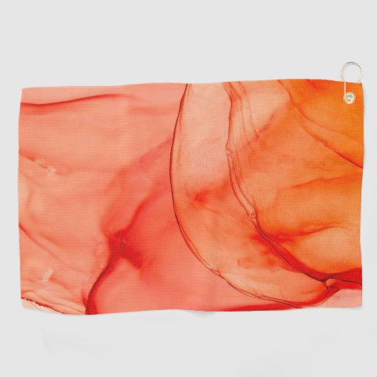 Serviette De Golf Orange Sherbet (Horizontal)