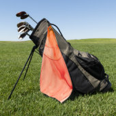 Serviette De Golf Orange Sherbet (Vert)