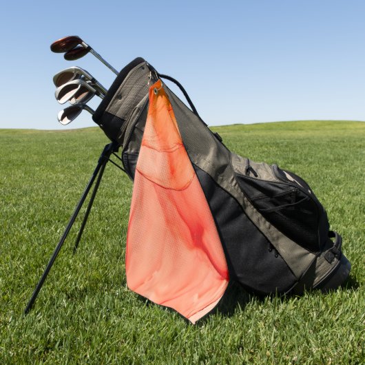 Serviette De Golf Orange Sherbet (Vert)