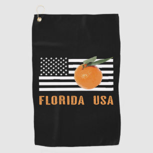 Serviette De Golf Oranges de la Floride
