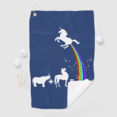 Serviette De Golf Origine de licorne (En situation)