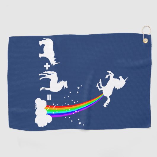 Serviette De Golf Origine de licorne (Horizontal)