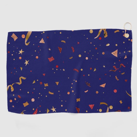 Serviette De Golf Ornements festifs 7 (Horizontal)