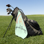 Serviette De Golf Orthophonie II - Chaque Mot Compte (Vert)