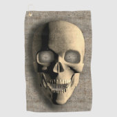 Serviette De Golf Osteopaths Éffrayant Skeleton Skull Golf Towne (Devant)