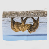 Serviette De Golf Ours brun côtier (Horizontal)