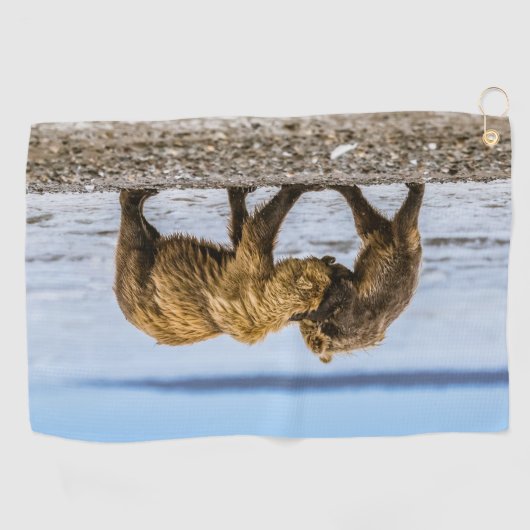 Serviette De Golf Ours brun côtier (Horizontal)