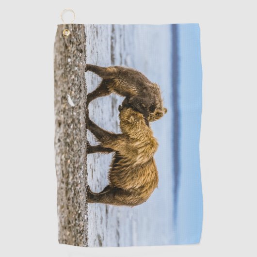 Serviette De Golf Ours brun côtier (Devant)