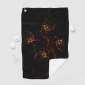 Serviette De Golf Out of the Dark Abstract (En situation)