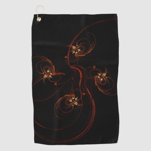 Serviette De Golf Out of the Dark Abstract (Devant)