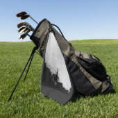 Serviette De Golf OVNI Extraterrestre Alien Vaisseau Spatial Top Sec (Vert)