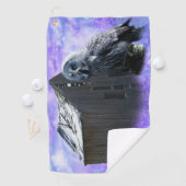 Serviette De Golf Owl Barn Shed (En situation)