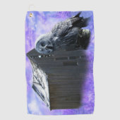 Serviette De Golf Owl Barn Shed (Devant)