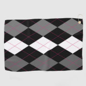 Serviette De Golf Oxford Tales A Deux Jacquards (Horizontal)