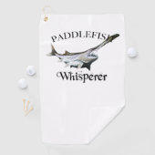 Serviette De Golf Paddlefish Whisperer Light Fishing Towne (En situation)