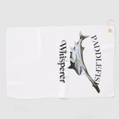 Serviette De Golf Paddlefish Whisperer Light Fishing Towne (Horizontal)