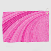 Serviette De Golf Paillette rose (Horizontal)