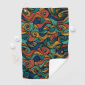 Serviette De Golf Paisley (En situation)