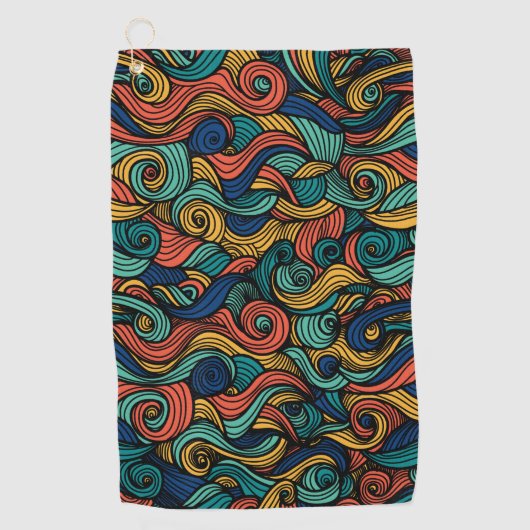 Serviette De Golf Paisley (Devant)